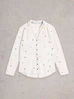 Load image into Gallery viewer, WHITE STUFF - ANNIE EMBROIDERED JERSEY SHIRT
