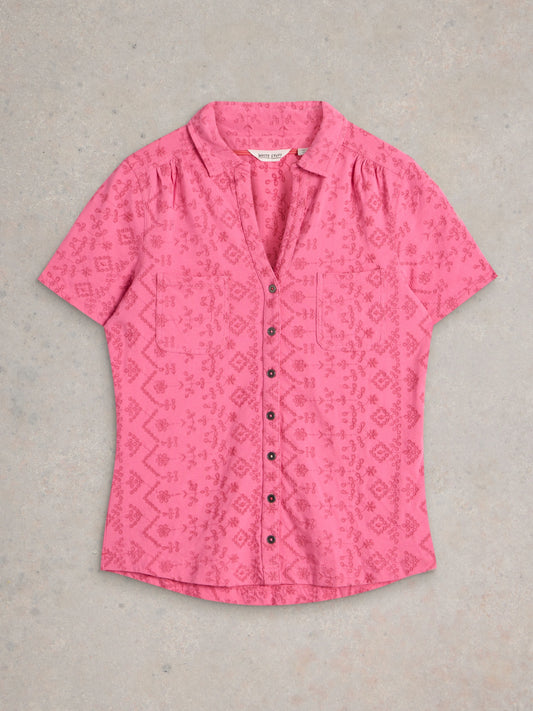 WHITE STUFF - ANNIE SHORT SLEEVE SHIRT