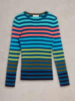 Load image into Gallery viewer, WHITE STUFF - RIB STRIPE JUMPER
