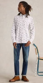 Load image into Gallery viewer, WHITE STUFF - SHOAL FISH PRINTED SHIRT
