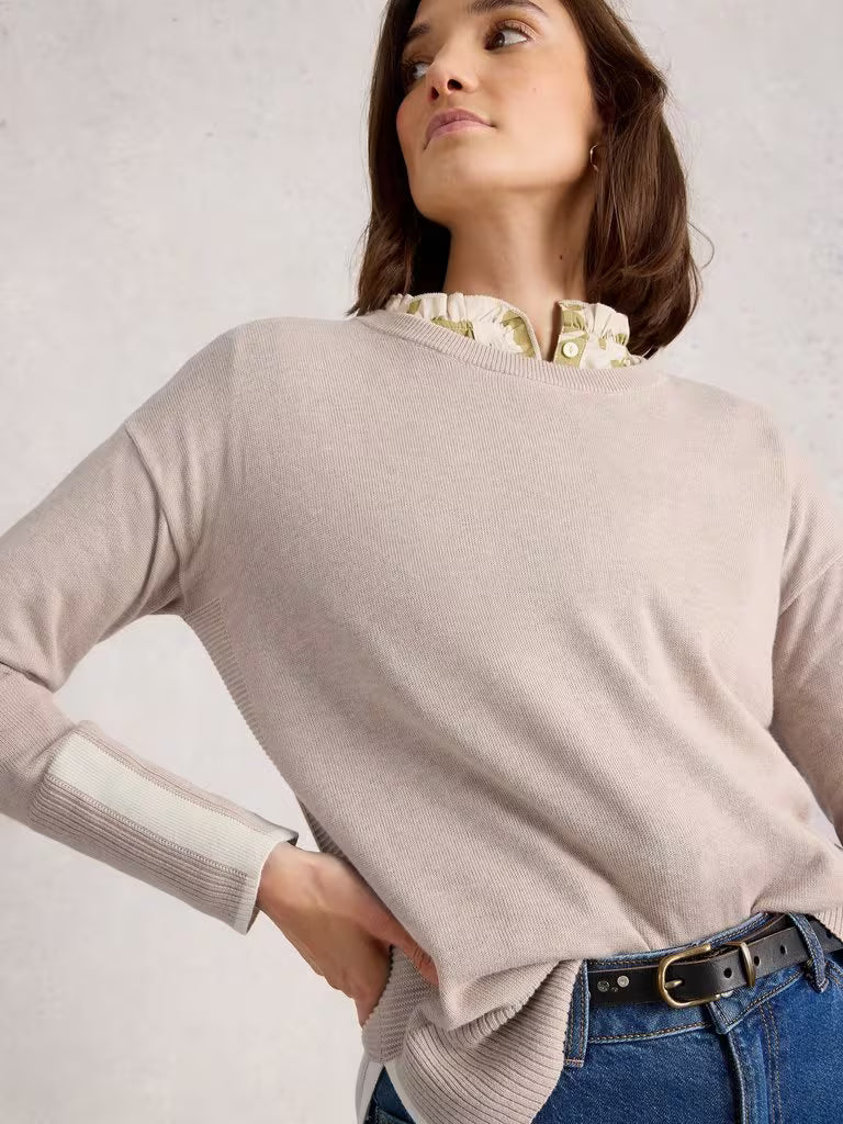 WHITE STUFF - OLIVE JUMPER