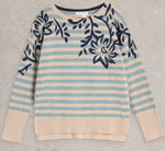 Load image into Gallery viewer, WHITE STUFF - OLIVE PRINT JUMPER
