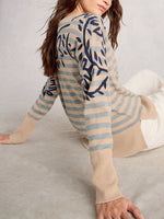 Load image into Gallery viewer, WHITE STUFF - OLIVE PRINT JUMPER
