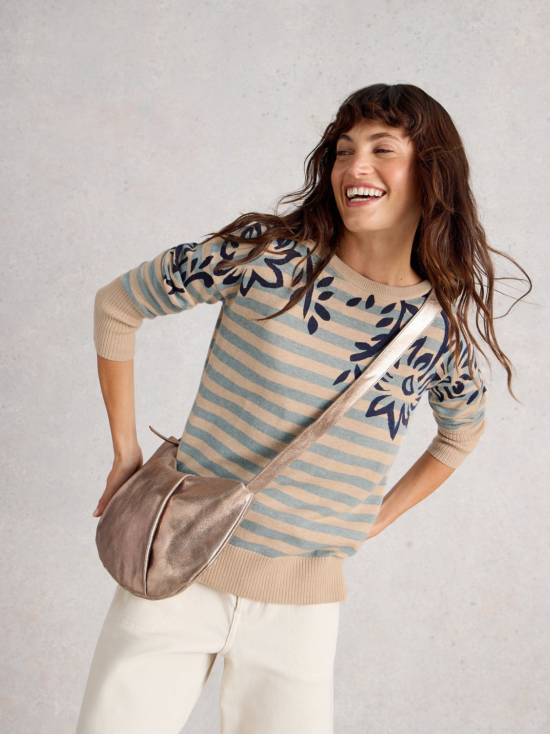 WHITE STUFF - OLIVE PRINT JUMPER