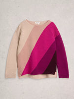 Load image into Gallery viewer, WHITE STUFF - JANA COLOURBLOCK JUMPER
