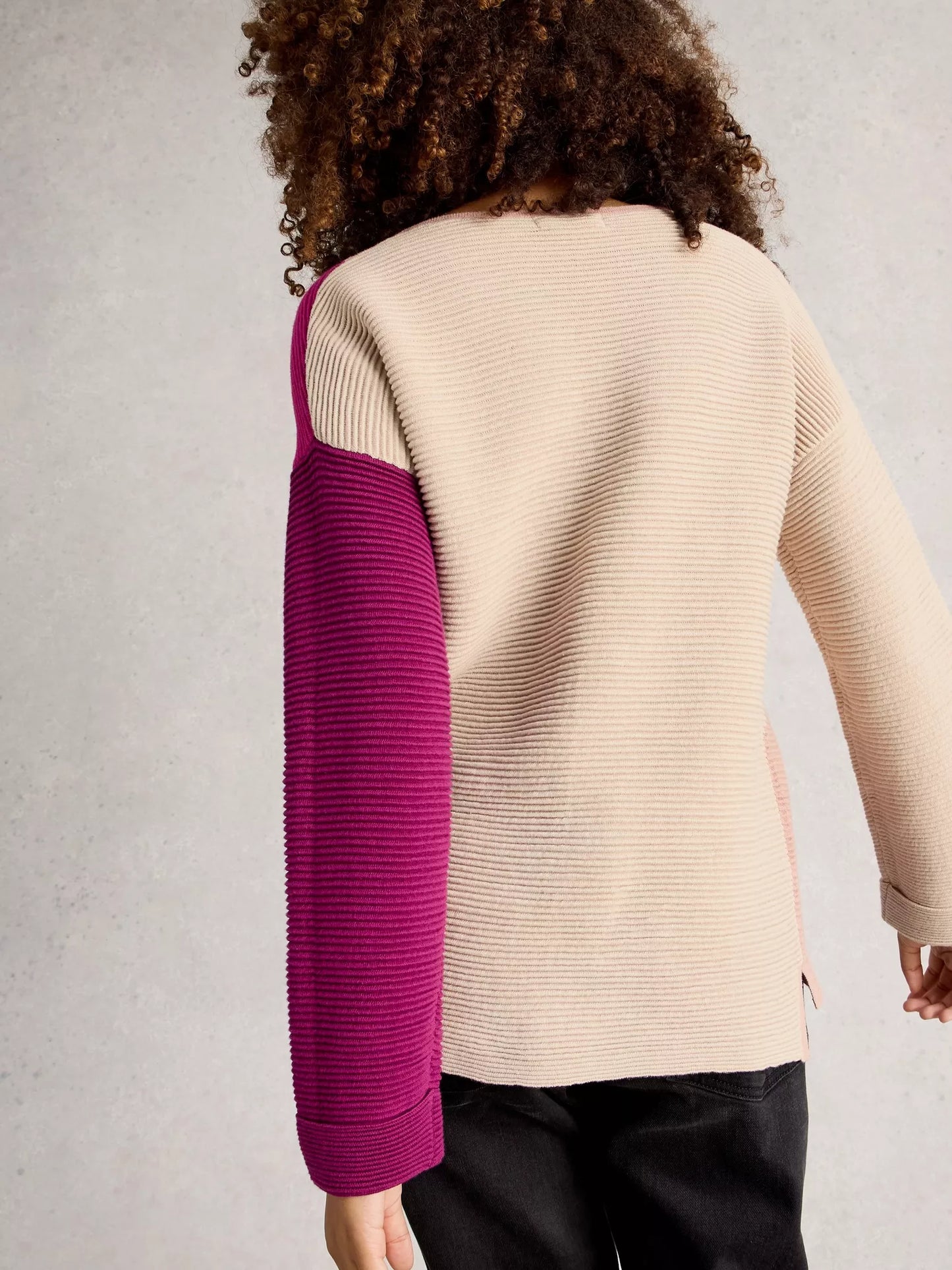 WHITE STUFF - JANA COLOURBLOCK JUMPER