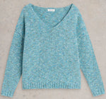 Load image into Gallery viewer, WHITE STUFF - TEXTURED VNECK JUMPER
