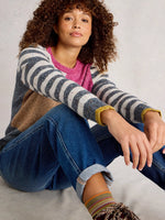 Load image into Gallery viewer, WHITE STUFF - TALIA NEP  MULTI JUMPER
