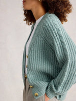 Load image into Gallery viewer, WHITE STUFF - SALLY SLUB CARDIGAN
