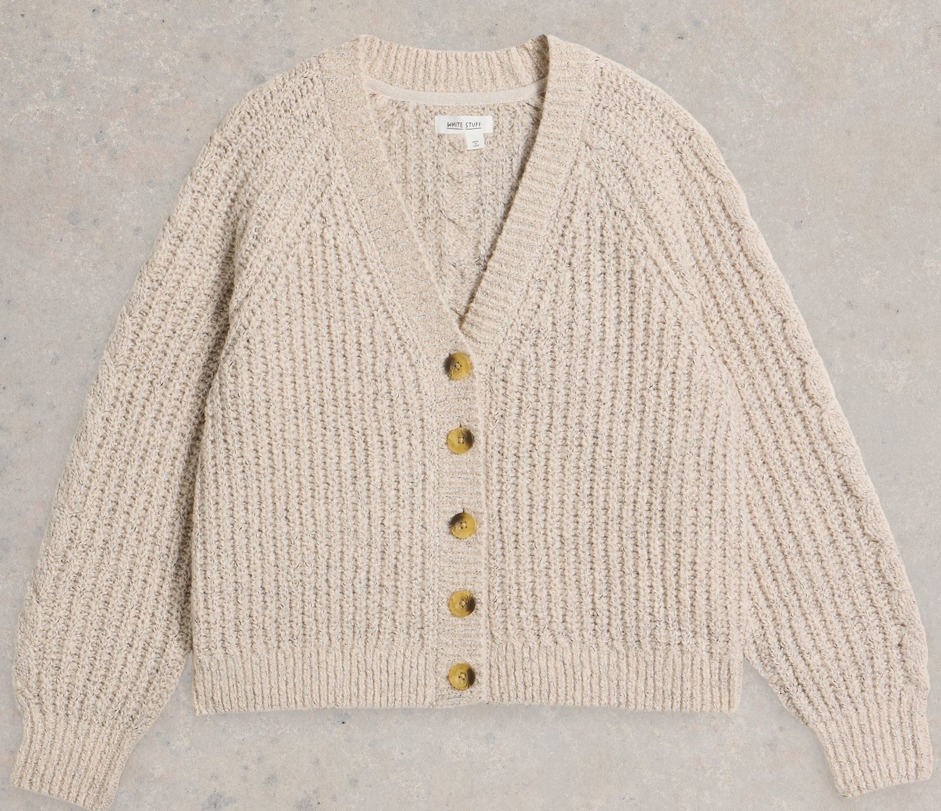 WHITE STUFF - SALLY SLUB CARDIGAN