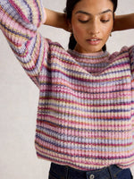 Load image into Gallery viewer, WHITE STUFF - SUZANNA SPACEDYE JUMPER
