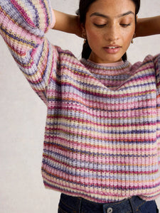 WHITE STUFF - SUZANNA SPACEDYE JUMPER