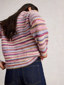 WHITE STUFF - SUZANNA SPACEDYE JUMPER
