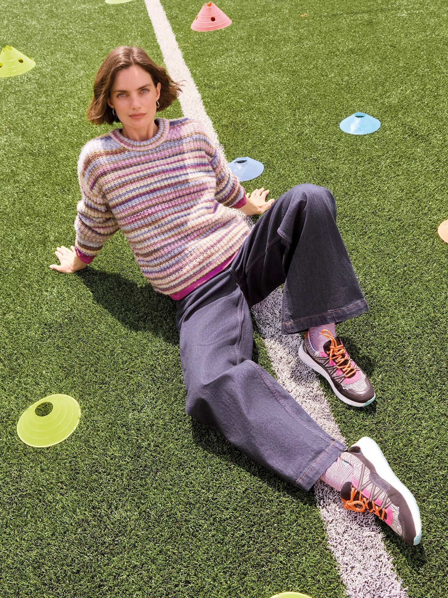 WHITE STUFF - SUZANNA SPACEDYE JUMPER