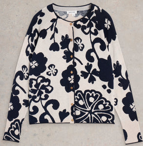 WHITE STUFF - LULU PRINT CARDIGAN