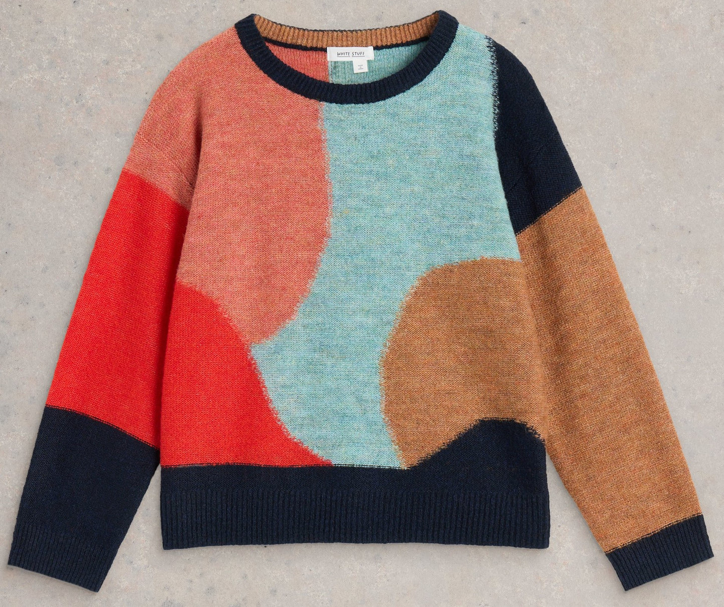 WHITE STUFF - FREYA ABSTRACT JUMPER