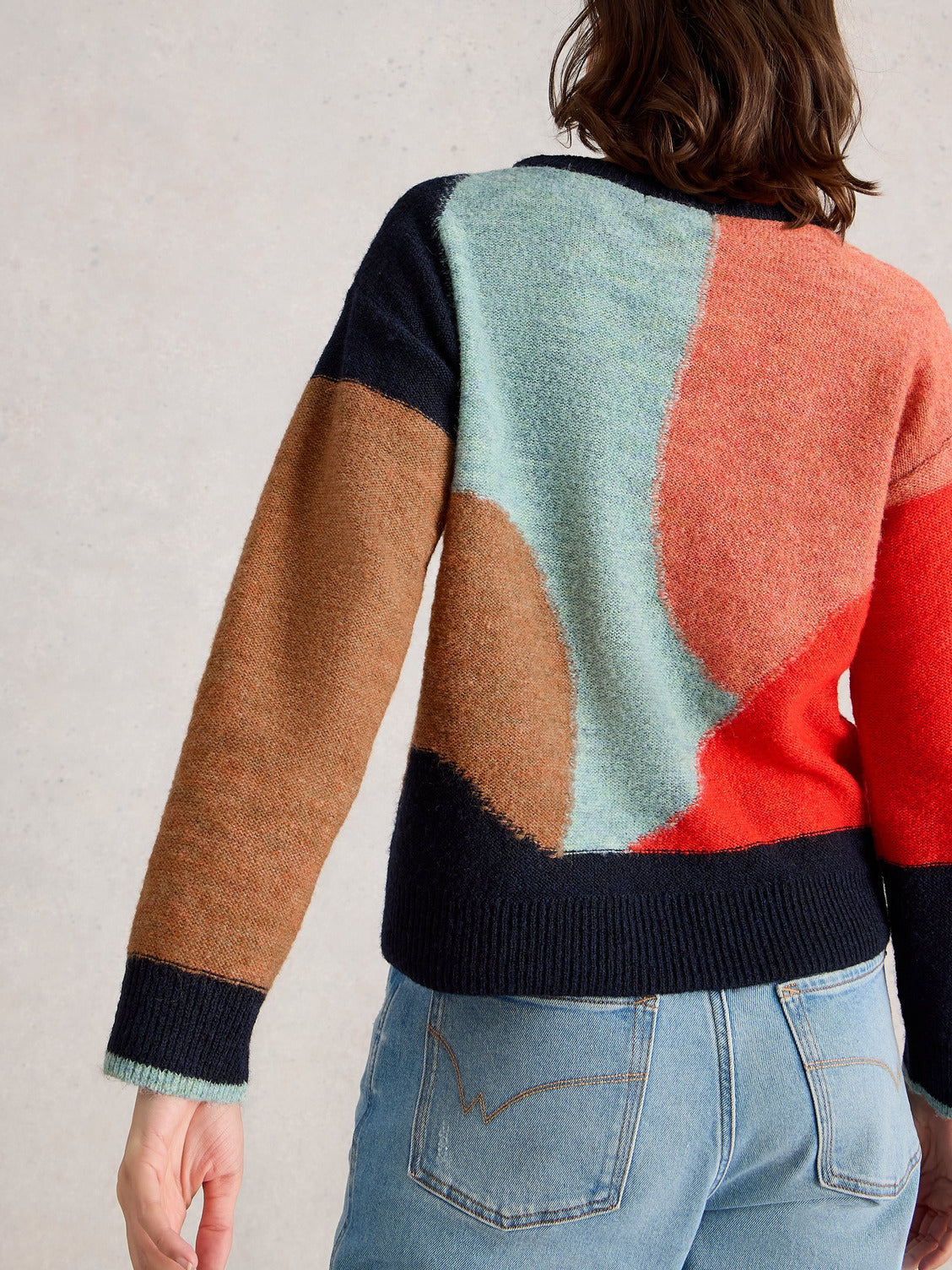 WHITE STUFF - FREYA ABSTRACT JUMPER