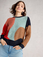 Load image into Gallery viewer, WHITE STUFF - FREYA ABSTRACT JUMPER
