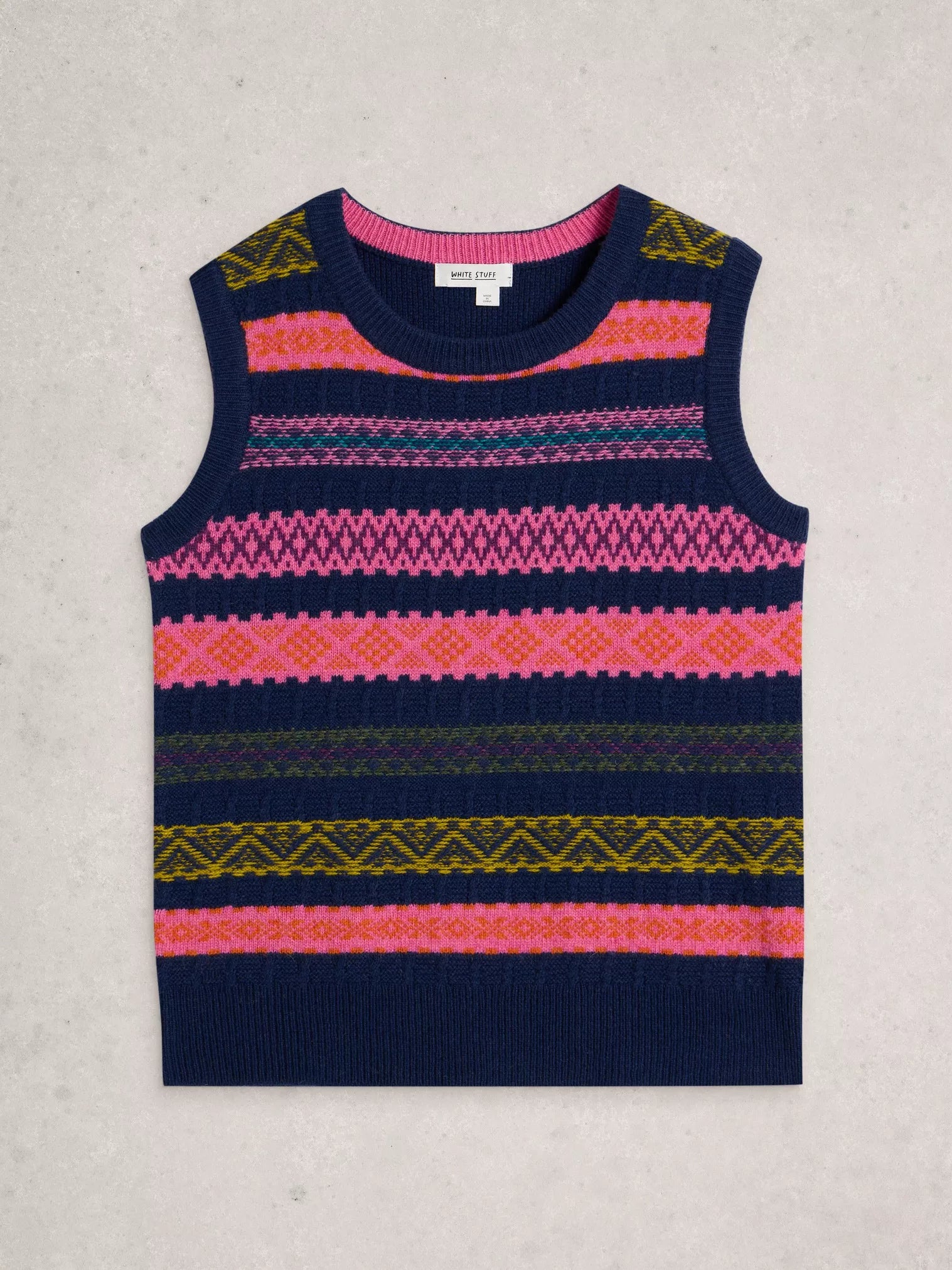 WHITE STUFF - LOTTIE FAIRISLE TANK
