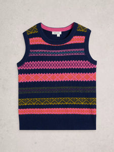 WHITE STUFF - LOTTIE FAIRISLE TANK