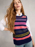 Load image into Gallery viewer, WHITE STUFF - LOTTIE FAIRISLE TANK
