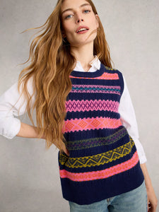 WHITE STUFF - LOTTIE FAIRISLE TANK
