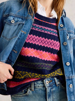 Load image into Gallery viewer, WHITE STUFF - LOTTIE FAIRISLE TANK
