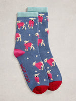 Load image into Gallery viewer, WHITE STUFF - FLUFFY ANKLE SOCK
