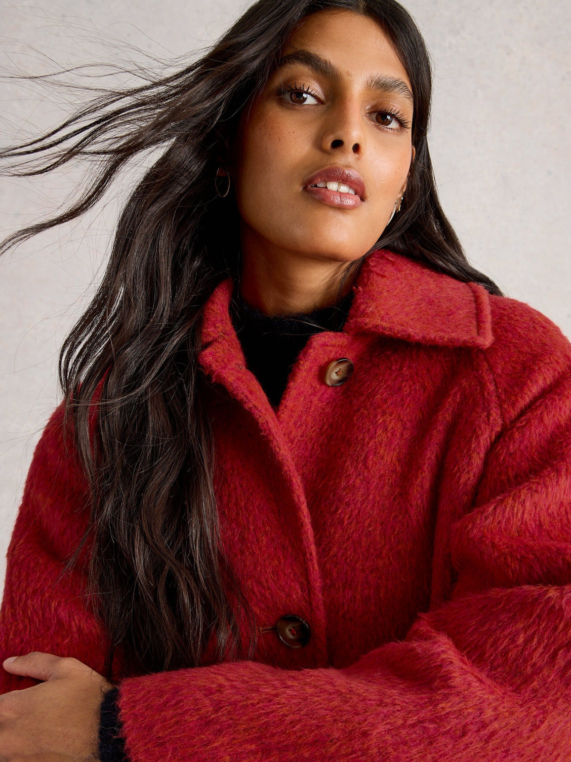 WHITE STUFF - KELSEY WOOL BLEND COAT