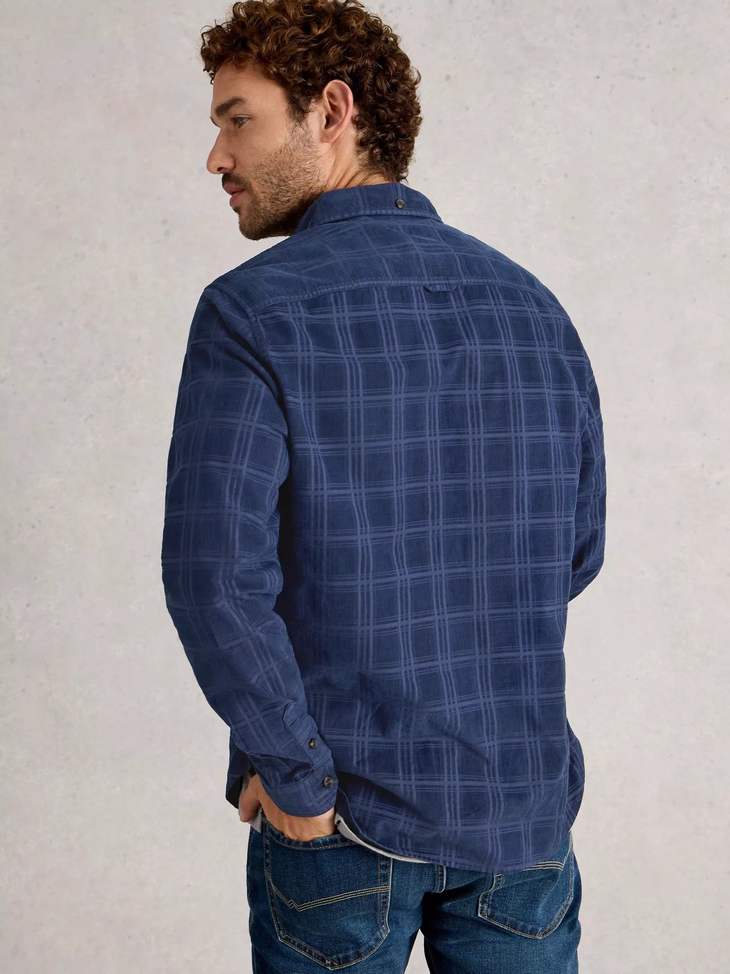 WHITE STUFF - GRIFFIN CORD CHECK SHIRT