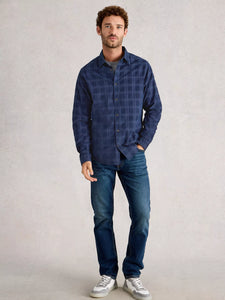WHITE STUFF - GRIFFIN CORD CHECK SHIRT