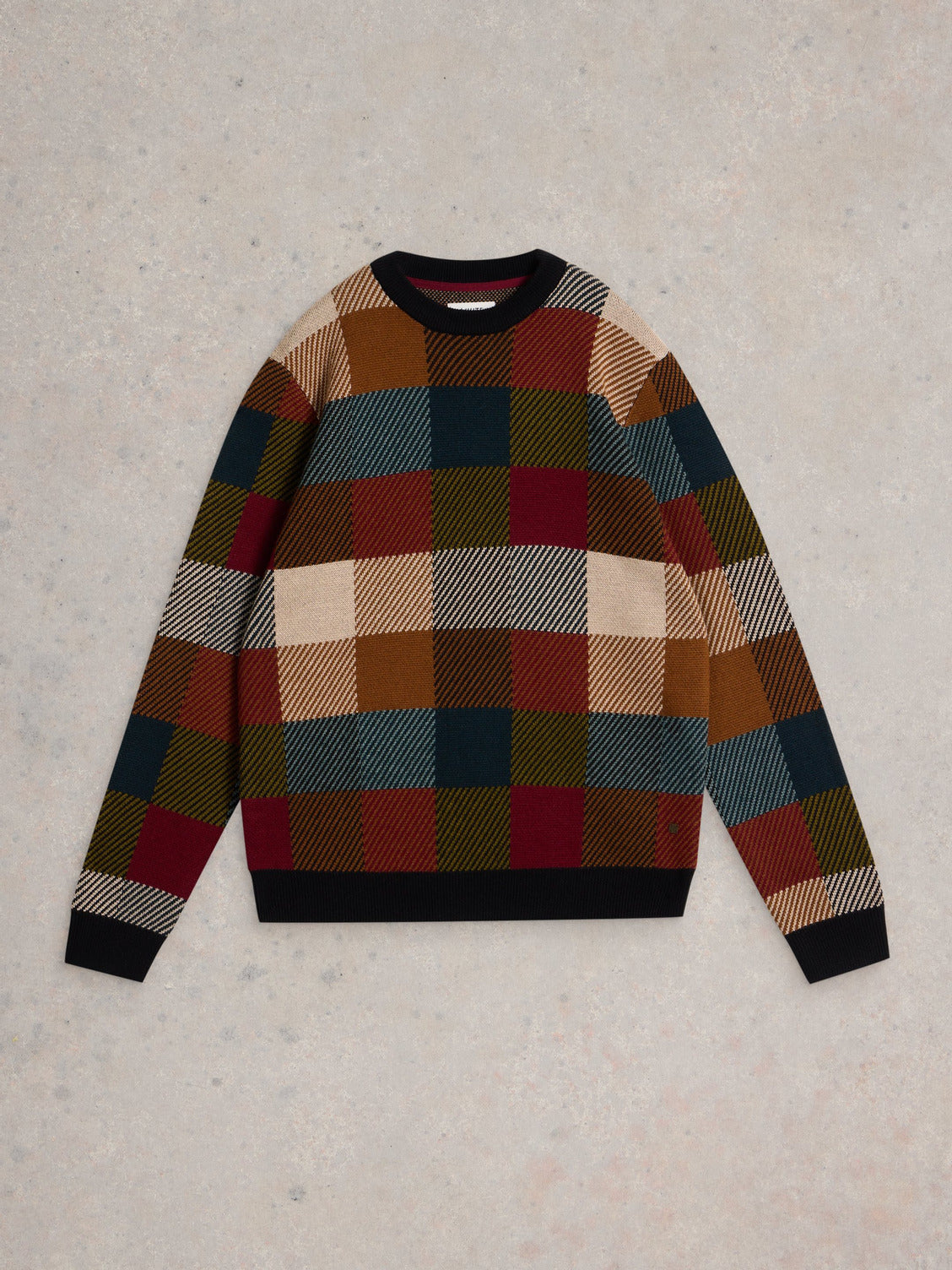 WHITE STUFF - CHECKERBOARD CREW NECK