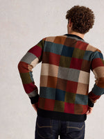 Load image into Gallery viewer, WHITE STUFF - CHECKERBOARD CREW NECK
