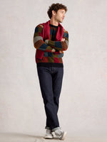 Load image into Gallery viewer, WHITE STUFF - CHECKERBOARD CREW NECK
