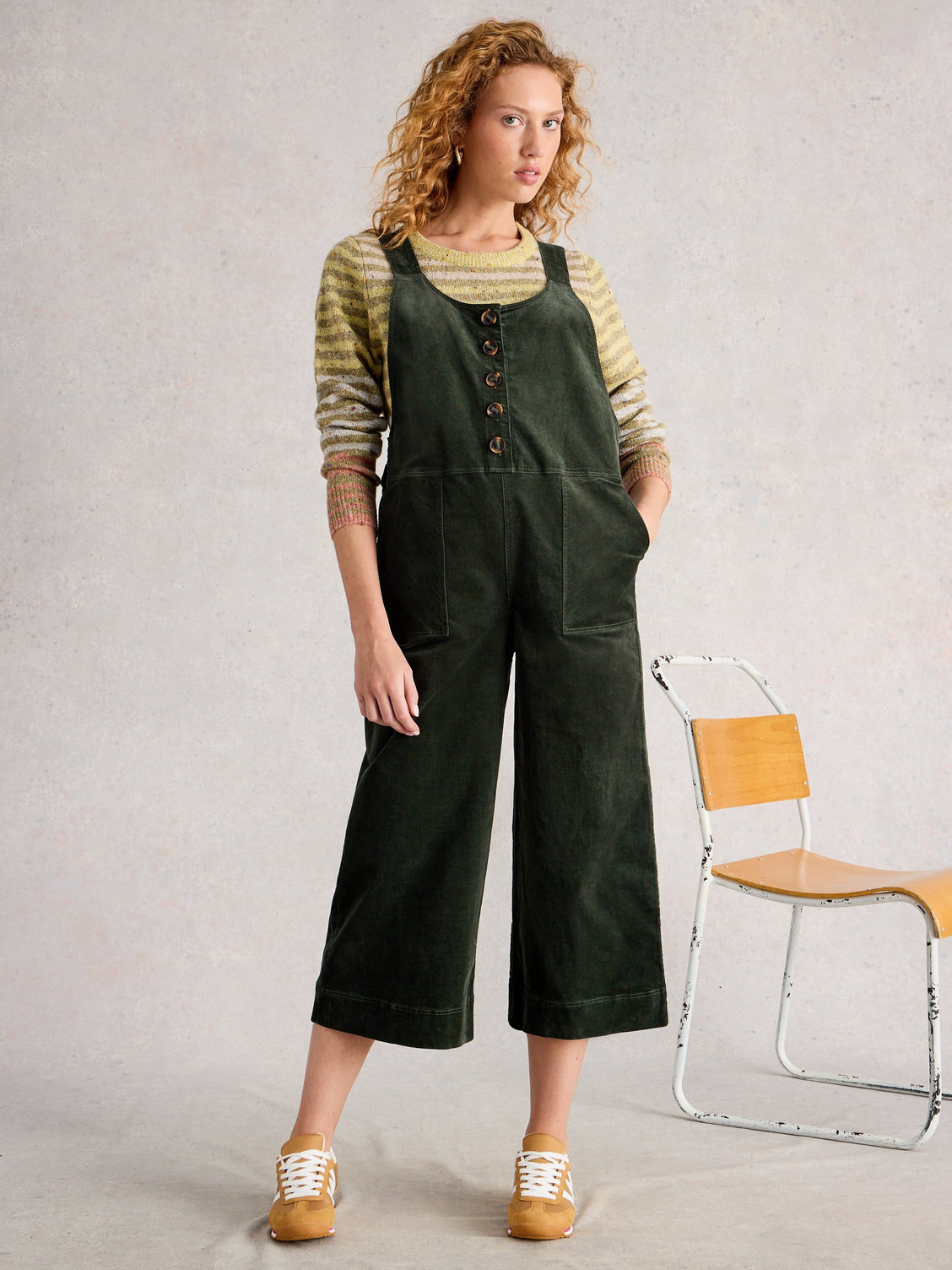 WHITE STUFF - VIOLA CORD DUNGAREE