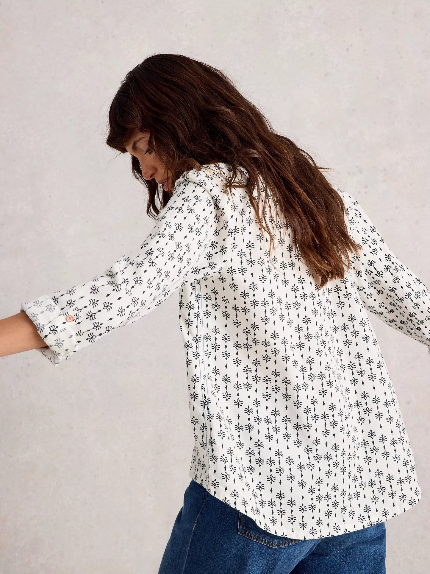 WHITE STUFF - SOPHIE PRINT SHIRT