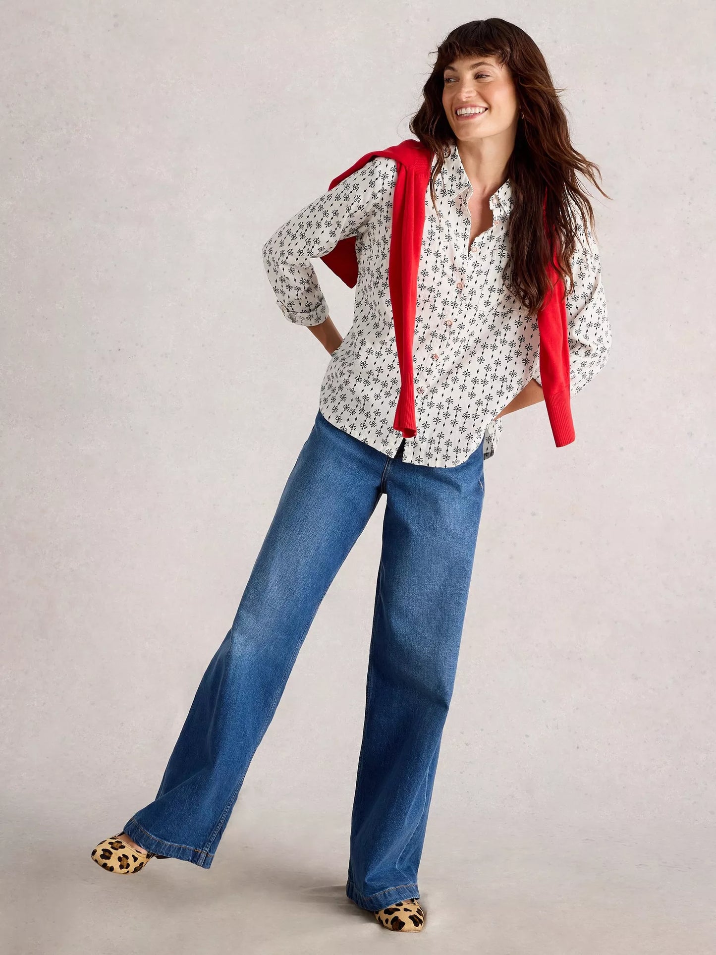 WHITE STUFF - SOPHIE PRINT SHIRT