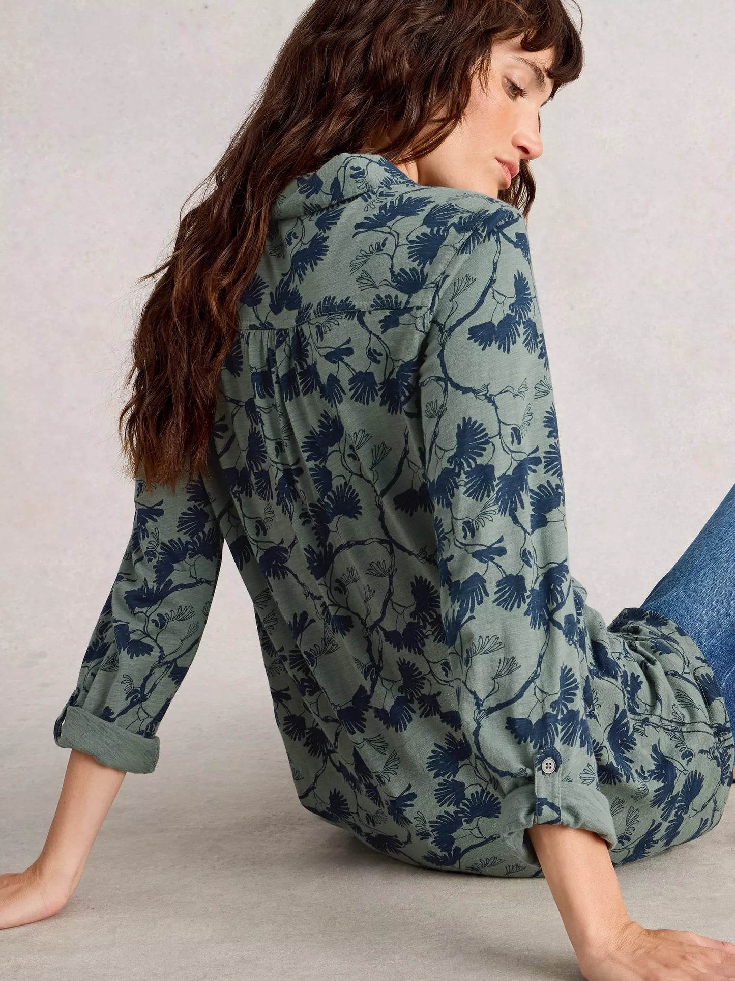 WHITE STUFF - ANNIE JERSEY SHIRT