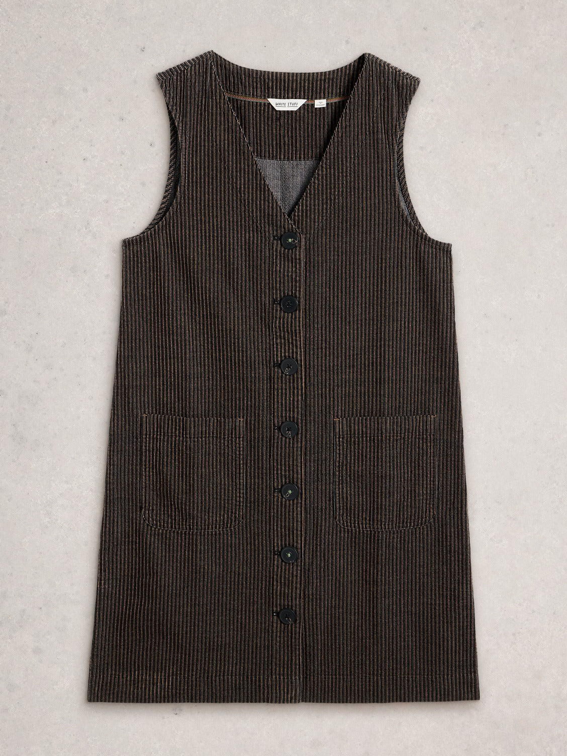 WHITE STUFF - ROSE CORD PINAFORE
