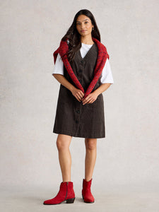 WHITE STUFF - ROSE CORD PINAFORE