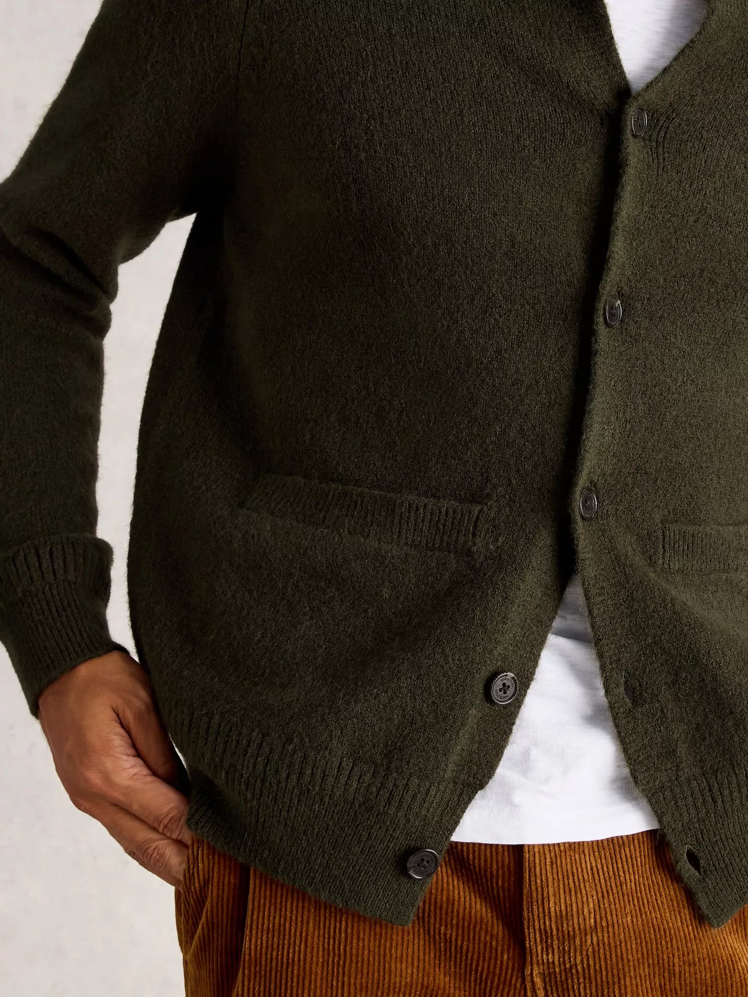 WHITE STUFF - BOMBER CARDIGAN