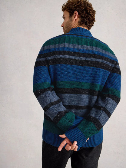Berkley Button Neck Stripe - Suttles & Seawinds