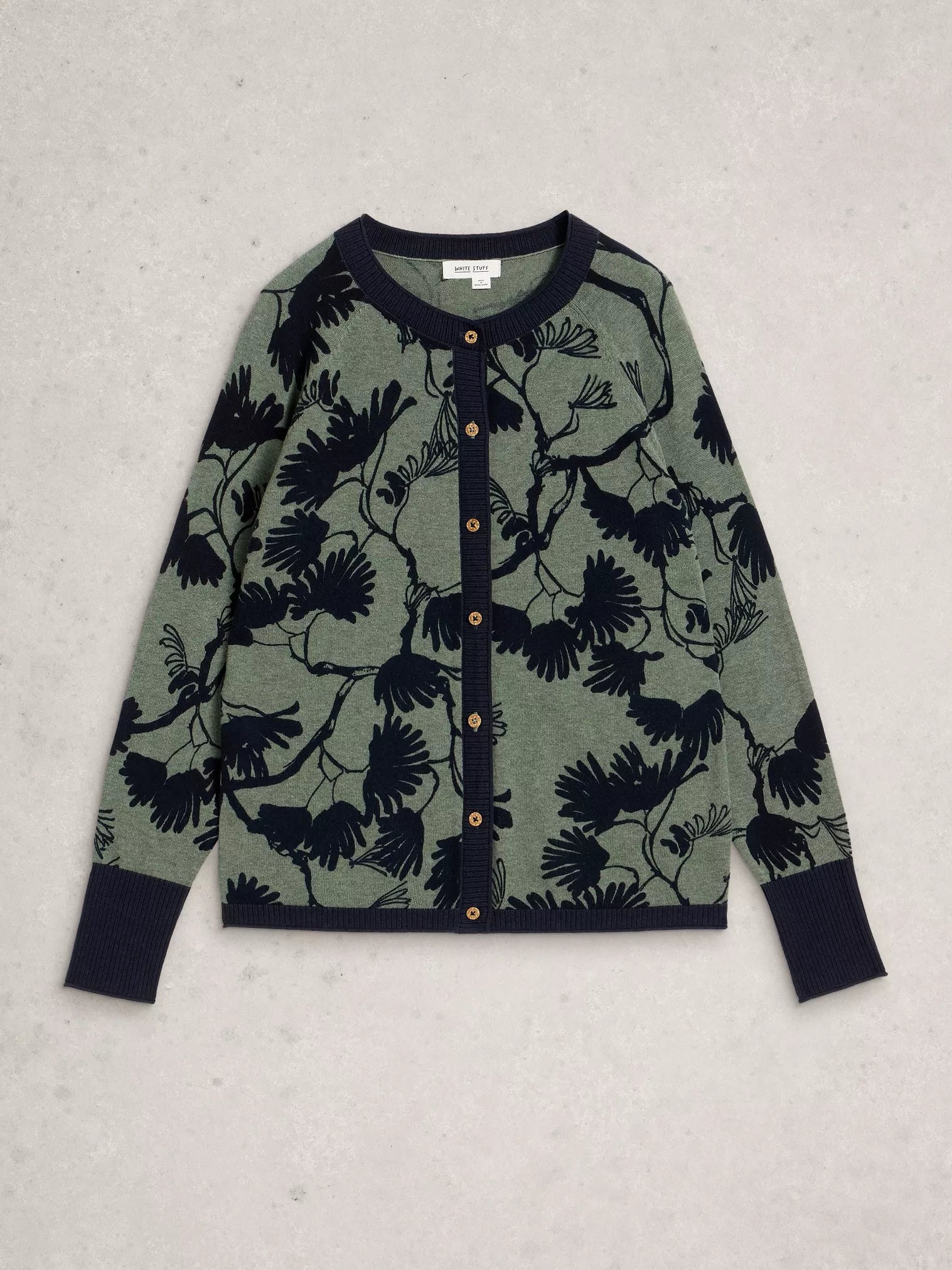 WHITE STUFF - LULU PRINT CARDIGAN