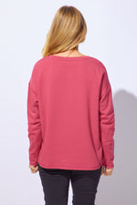 Load image into Gallery viewer, ESCAPE -  SHIBORI HEART PULLOVER
