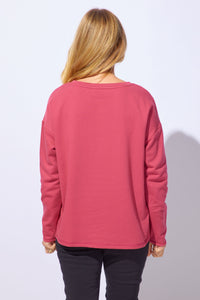 ESCAPE -  SHIBORI HEART PULLOVER