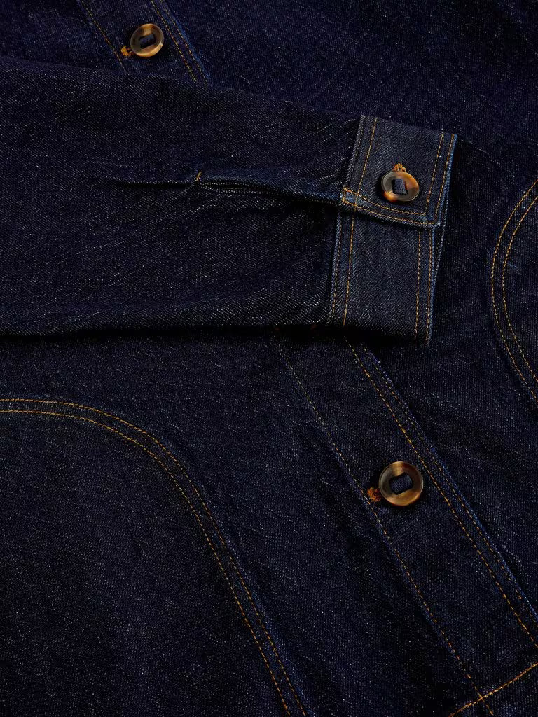 White Stuff Eden Denim Jacket Dark Denim - Flat Detail
