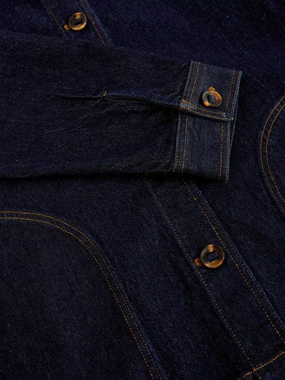 White Stuff Eden Denim Jacket Dark Denim - Flat Detail