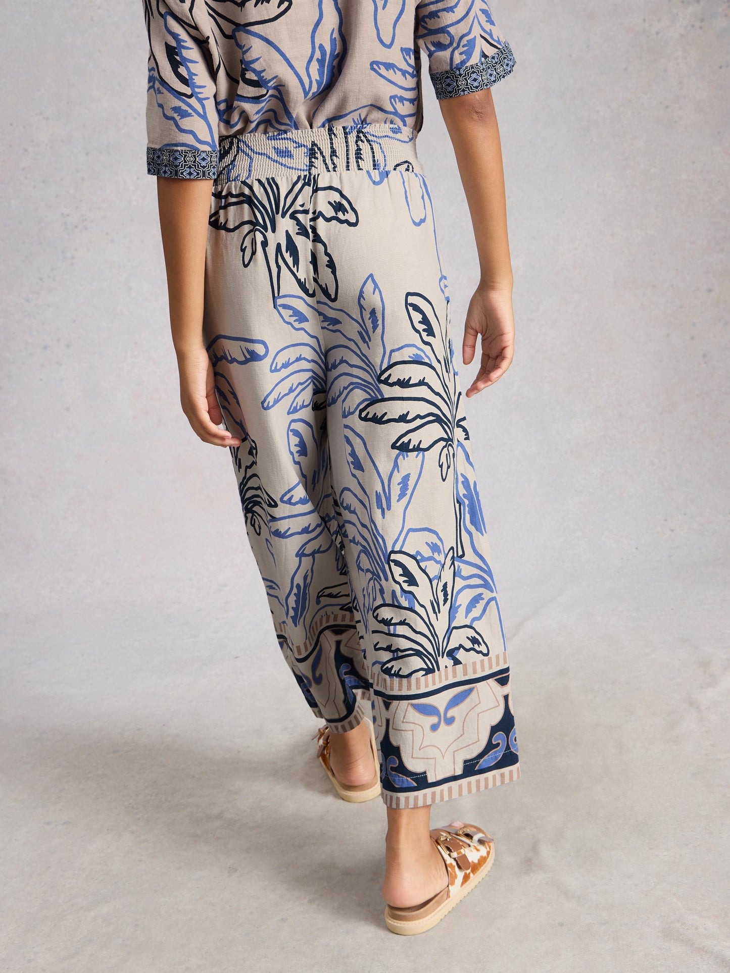 Shelly Linen Blend Culotte