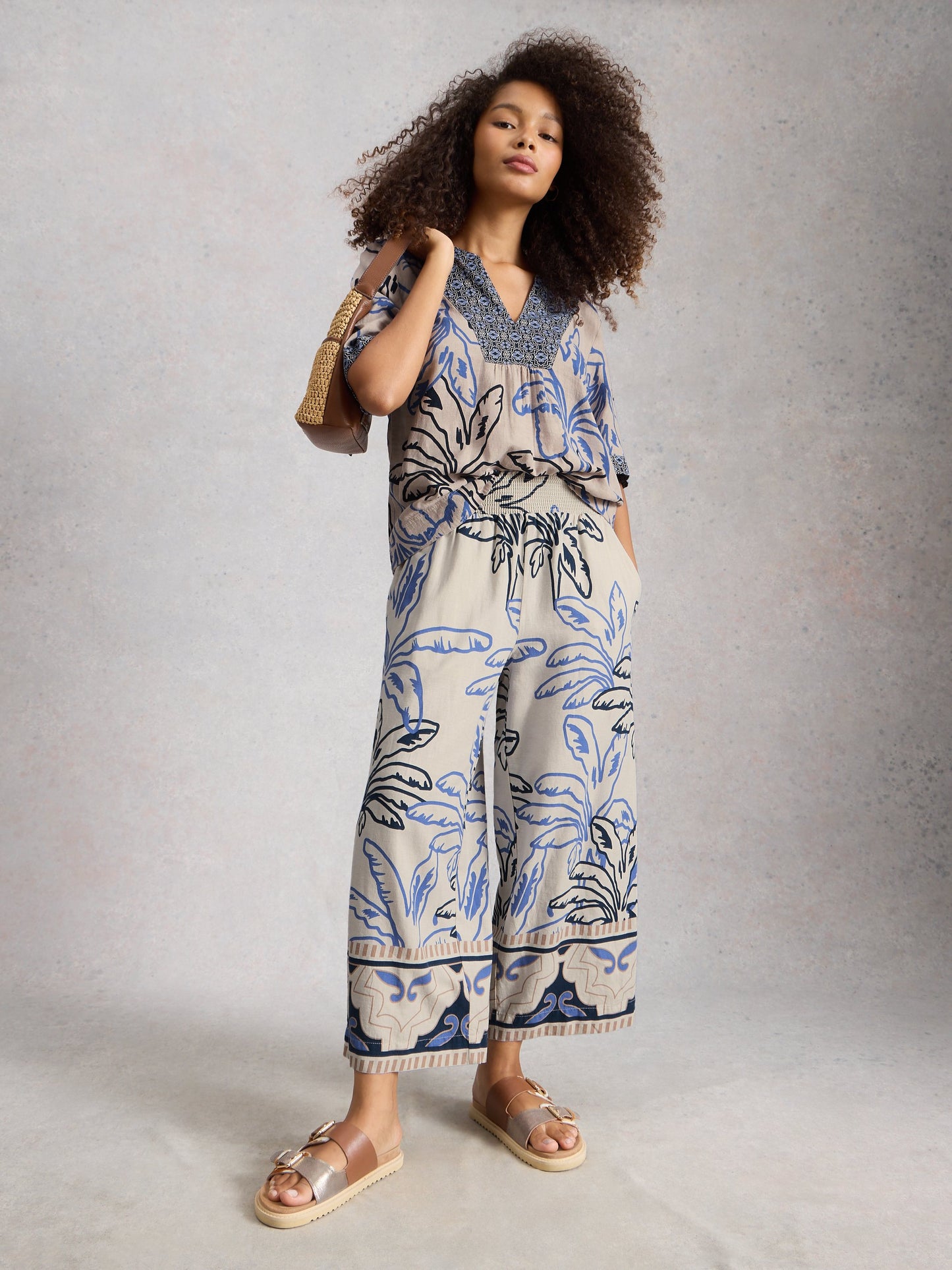 Shelly Linen Blend Culotte