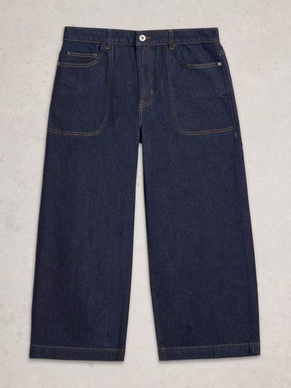 Tia Wide Leg Crop Jeans